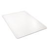 Clear All Day Use Chair Mat For Flat To Extra-High/Plush Pile Carpeted Floors, Rectangular, Straight Edges, 46" x 60", Clear
