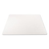 Rollamat Frequent Use Chair Mat For Medium Pile Carpeted Floors, Rectangular, Beveled Edges, 46" x 60", Clear, Ships Flat