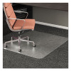Rollamat Frequent Use Chair Mat For Medium Pile Carpeted Floors, Rectangular, Beveled Edges, 46" x 60", Clear, Ships Flat