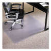 Everlife Intensive Use Chair Mat For High To Extra-High/Plush Pile Carpeted Floors, Rectangular, 46" x 60", Clear
