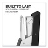 Lx890 Handheld Plier Stapler With Antimicrobial Protection, 40-Sheet Capacity, 0.25"/0.31" Staples, Black/White