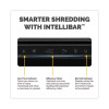 Powershred Lx210 Micro-Cut Shredder, 16 Manual Sheet Capacity, Black