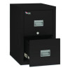 Patriot By Fireking Insulated Fire File, 1-Hour Fire Protection, 2 Legal/Letter File Drawers, Black, 17.75" X 25" X 27.75"