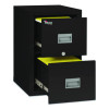 Patriot By Fireking Insulated Fire File, 1-Hour Fire Protection, 2 Legal/Letter File Drawers, Black, 17.75" X 25" X 27.75"