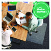 Ecotex Marlon Bioplus Polycarbonate Chair Mat For Low To Medium Pile Carpeted Floors, Rectangular, 35" x 47", Clear