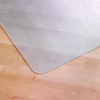Cleartex Advantagemat Phthalate Free Pvc Chair Mat For Hard Floors, Rectangular, 53" x 45", Clear