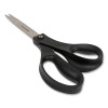 Scissors, 8" Long, Straight Black Handle