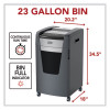 Momentum X22-23 Micro-Cut P-4 Anti-Jam Shredder, 22 Manual Sheet Capacity