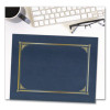Certificate/Document Cover, 12.5 x 9.75, Metallic Blue, 6/Pack