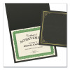 Award Certificates, 8.5 x 11, Natural With Green Braided Border, 15/Pack