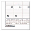 Bar Harbor Recycled Wirebound Monthly Wall Calendar, 22 x 31.25, White/Blue/Gray Sheets, 12-Month (Jan-Dec): 2026