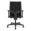 Ignition 2.0 4-Way Stretch Mid-Back Mesh Task Chair, Adjustable Lumbar Support, Black Seat/Back/Base