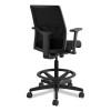 Ignition 2.0 Ilira Stretch Mesh Back Task Stool, Supports Up To 300 Lb, 23" To 32" Seat Height, Black