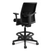 Ignition 2.0 Ilira Stretch Mesh Back Task Stool, Supports Up To 300 Lb, 23" To 32" Seat Height, Black