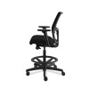 Ignition 2.0 Ilira Stretch Mesh Back Task Stool, Supports Up To 300 Lb, 23" To 32" Seat Height, Black