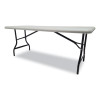 Indestructable Industrial Folding Table, Rectangular, 72" x 30" x 29", Platinum
