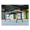 Indestructable Industrial Folding Table, Rectangular, 72" x 30" x 29", Platinum