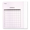 Square Deal Composition Book, 3-Subject, Wide/Legal Rule, Black Cover, (100) 9.75 x 7.5 Sheets, 12/Pack