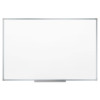 Dry Erase Board With Aluminum Frame, 72" x 48", White Surface, Satin Aluminum Frame