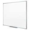 Dry Erase Board With Aluminum Frame, 72" x 48", White Surface, Satin Aluminum Frame