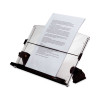 In-Line Document Holder With 14" Wide Backplate, Holds Up To 150 Letter Size Sheets, Plastic, Black/Clear