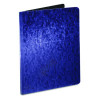 Heavyweight Pressguard And Pressboard Report Cover W/ Reinforced Side Hinge, 2-Prong Fastener, 3" Cap, 8.5 X 11, Dark Blue