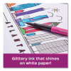 Flair Metallic Porous Point Pen, Stick, Medium 0.7 Mm, Assorted Ink And Barrel Colors, 16/Pack