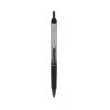Precise V10Rt Rollerball Pen, Retractable, Bold 1 Mm, Black Ink, Black Barrel, Dozen