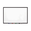 Classic Series Porcelain Magnetic Dry Erase Board, 60" x 36", White Surface, Black Aluminum Frame
