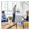 Agile Glass Dry-Erase Easel, 25.5" x 60.5", White Surface