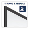 Classic Series Nano-Clean Dry Erase Board, 48" x 36", White Surface, Black Aluminum Frame