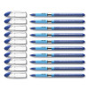 Slider Basic Ballpoint Pen, Stick, Extra-Bold 1.4 Mm, Blue Ink, Blue Barrel, 10/Box