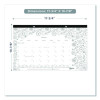 Monthly Desk Pad Calendar, Monthly Coloring Artwork, 17.75 x 10.88, Black Binding, Clear Corners, 12-Month (Jan To Dec): 2026