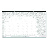 Monthly Desk Pad Calendar, Monthly Coloring Artwork, 17.75 x 10.88, Black Binding, Clear Corners, 12-Month (Jan To Dec): 2026