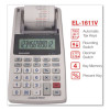 El-1611V Printing Calculator, Black/Red Print, 2 Lines/Sec