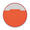 Interior File Folders, 1/3-Cut Tabs: Assorted, Letter Size, 0.75" Expansion, Orange, 100/Box