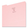 Reinforced Top Tab Colored File Folders, 1/3-Cut Tabs: Assorted, Legal Size, 0.75" Expansion, Pink, 100/Box