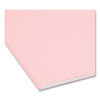 Reinforced Top Tab Colored File Folders, 1/3-Cut Tabs: Assorted, Legal Size, 0.75" Expansion, Pink, 100/Box