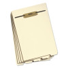Stackable Folder Dividers With Fasteners, End Tab: 1/5-Cut, 1 Fastener, Letter Size, Manila, 4 Dividers/Set, 50 Sets/Pack