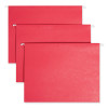 Tuff Hanging Folders With Easy Slide Tab, Letter Size, 1/3-Cut Tabs, Red, 18/Box