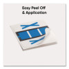 A-Z Color-Coded End Tab Filing Labels, X, 1 X 1.25, White, 500/Roll
