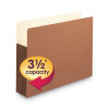 Redrope Drop-Front File Pockets With Fully Lined Gussets, 3.5" Expansion, Letter Size, Redrope, 10/Box