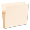 Manila End Tab File Pockets, 3.5" Expansion, Letter Size, Manila, 25/Box
