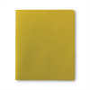 Two-Pocket Folders, Accommodates (100) 11 x 8.5 Sheets, Yellow, 25/Box