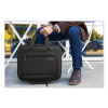 Rolling Business Case, Fits Devices Up To 15.6", Polyester, 16.54 x 8 x 9.06, Black