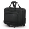 Rolling Business Case, Fits Devices Up To 15.6", Polyester, 16.54 x 8 x 9.06, Black