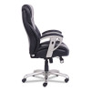 Emerson Big And Tall Task Chair, Supports Up To 400 Lb, 19.5" To 22.5" Seat Height, Black Seat/Back, Silver Base