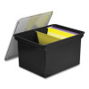 Tote With Comfort Edges, Legal/Letter, 13.9" x 18.3" x 10.6", Black, 4/Carton