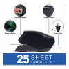 Desktop Cartridge Electric Stapler With Led Guide, 25-Sheet Capacity, Black