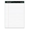 Docket Ruled Perforated Pads, Wide/Legal Rule, (50) White 8.5 x 11 Sheets, 6/Pack